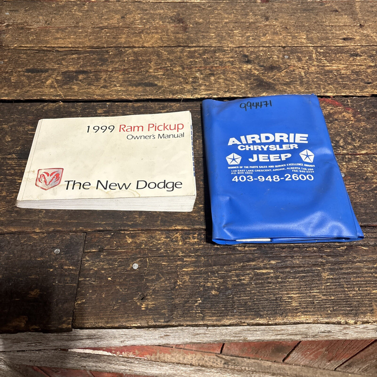 1999 DODGE RAM 1500 2500 3500 CUMMINS OWNERS MANUAL