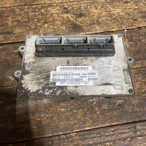 2002 DODGE RAM 2500 3500 24V CUMMINS MANUAL PCM COMPUTER MODULE 56040220AB
