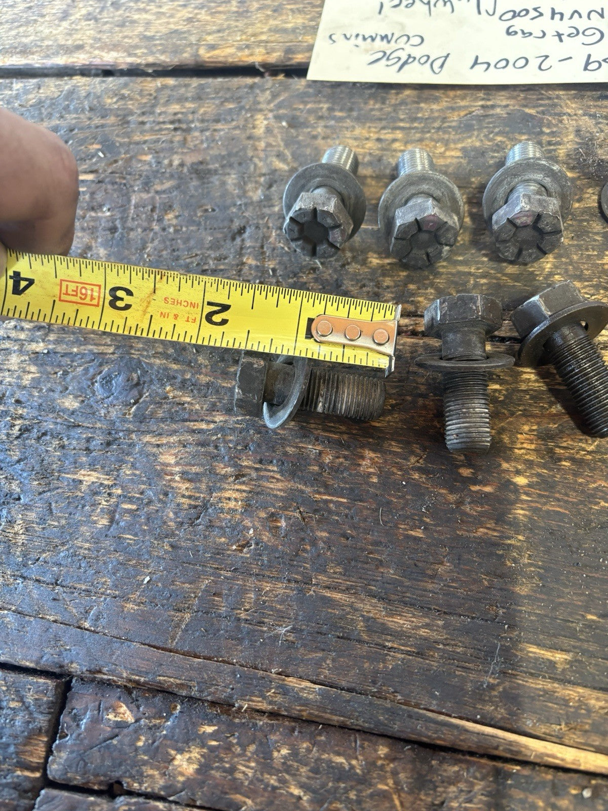 1989 - 2004 DODGE RAM CUMMINS GETRAG NV4500 NV5600 FLYWHEEL BOLTS SET OEM