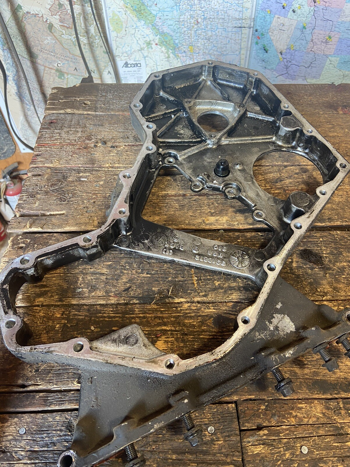 OEM 1989 - 1993 1ST GEN DODGE 5.9L 12V CUMMINS TIMING CASE COVER 3918872 3905203