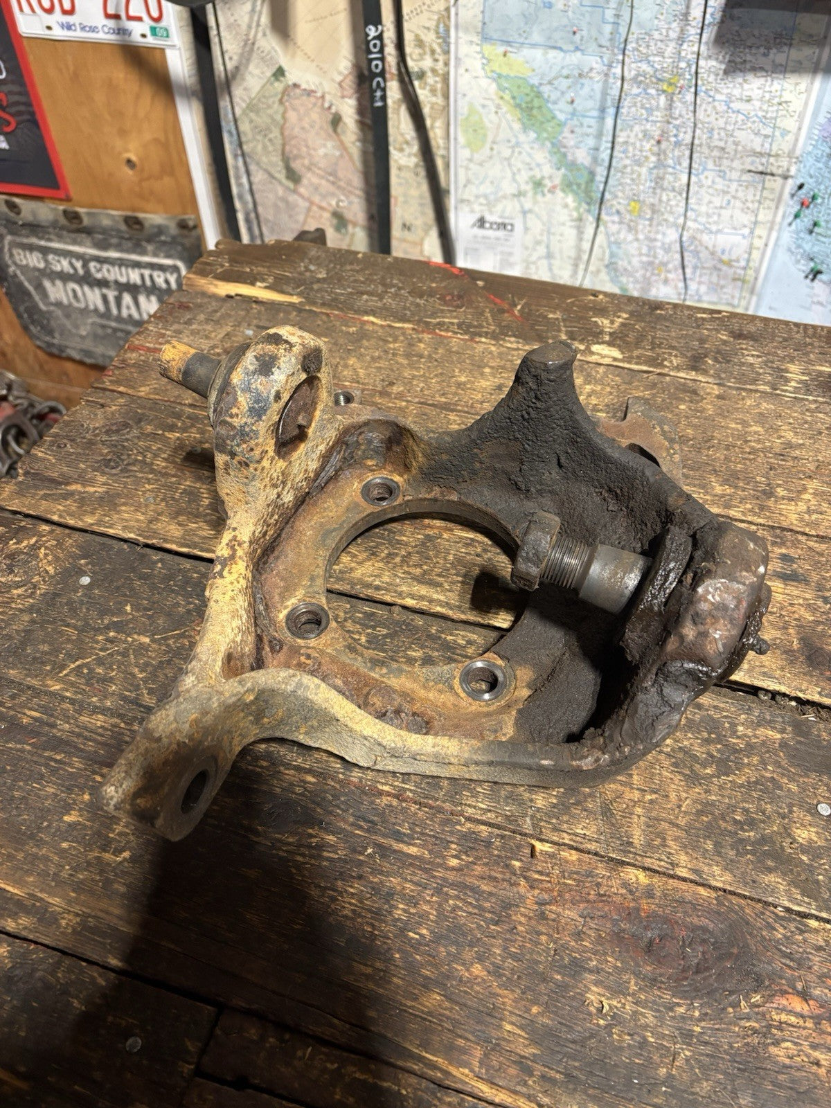 PASSENGER SIDE STEERING KNUCKLE DANA 60 94-98 DODGE RAM 2500/3500 TRUCKS D60