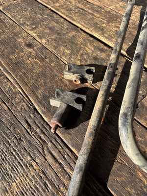 1989-1998 DODGE RAM 5.9L 12V CUMMINS HEATER CORE METAL COOLANT LINES + HOLDERS