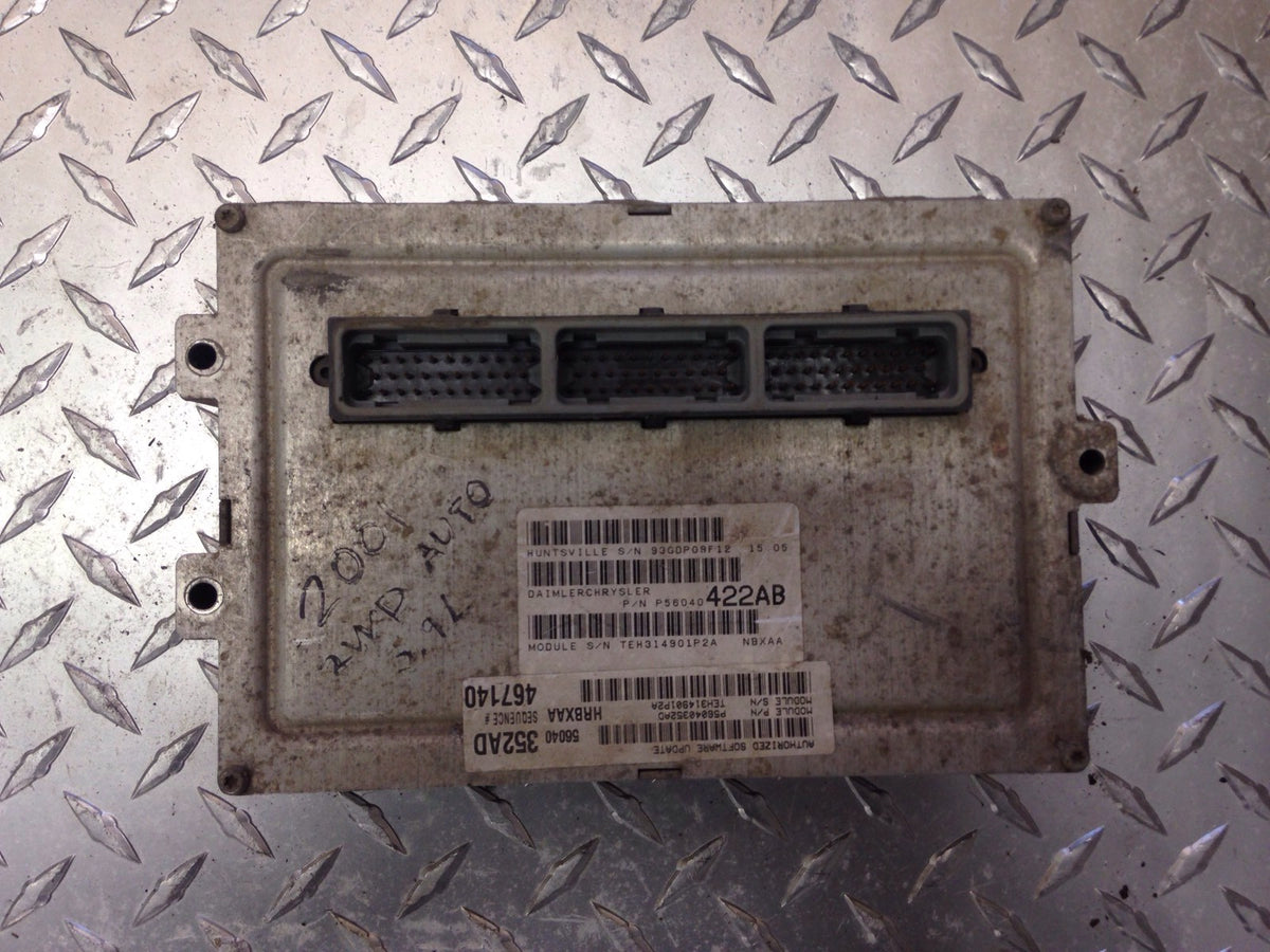 Powertrain Control Module PCM for 2001 Dodge Ram 1500 3.9L V6 Gas Automatic