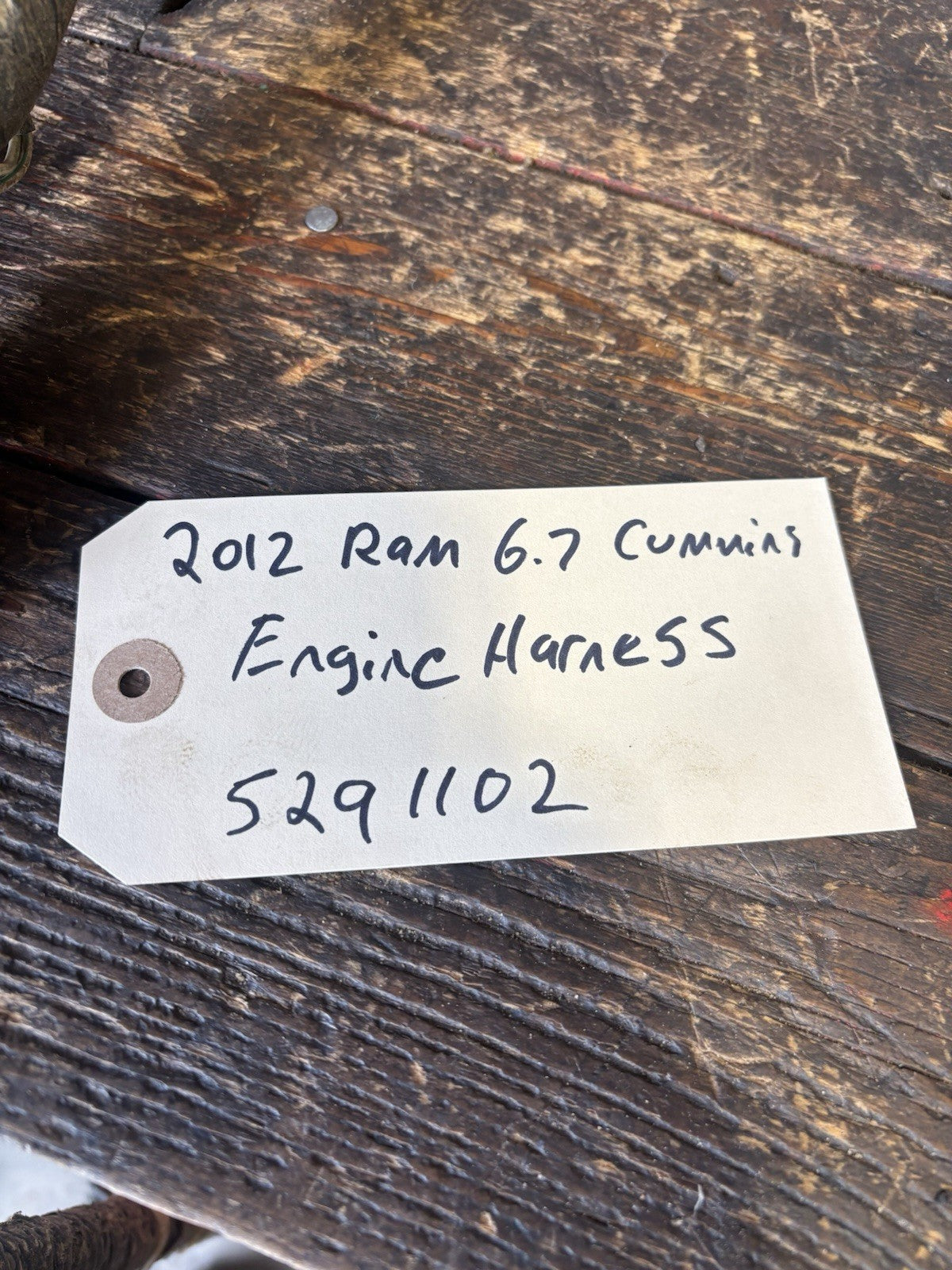 2012 RAM 2500 3500 6.7L CUMMINS ENGINE HARNESS PN 5291102