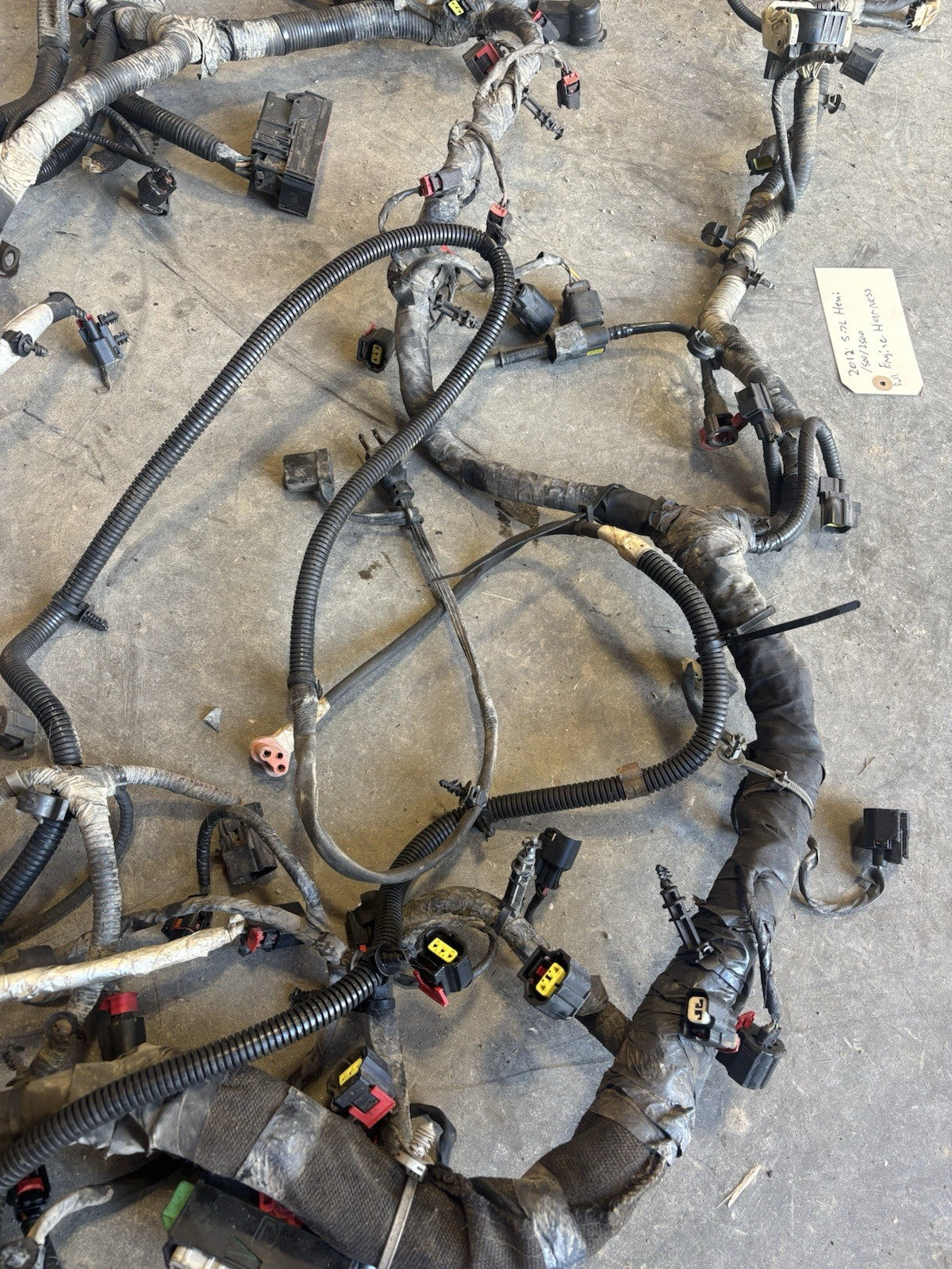2012 RAM 1500 2500 5.7L HEMI FULL ENGINE WIRING HARNESS
