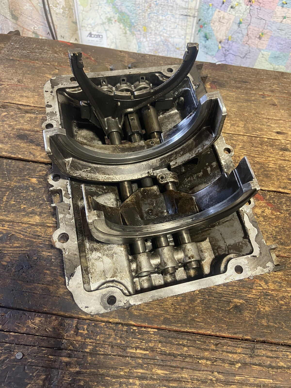 1998 - 2003 DODGE RAM CUMMINS NV4500 LOADED SQUARE SHIFTER TOP PLATE COVER