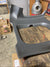 DRIVERS SIDE EXTENDED CAB REAR WINDOW TRIM GREY 1989-1993 DODGE RAM 55028913
