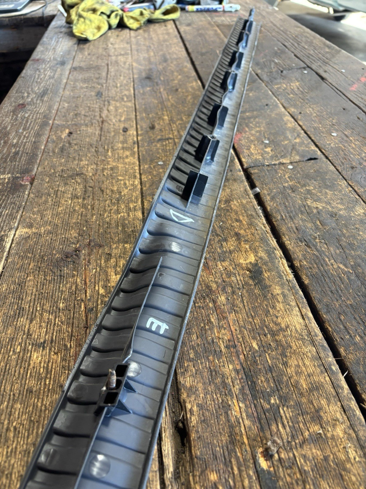 DRIVER SIDE DARK GREY FLOOR TRIM EXTENDED CAB 1998-2002 DODGE RAM TRUCKS