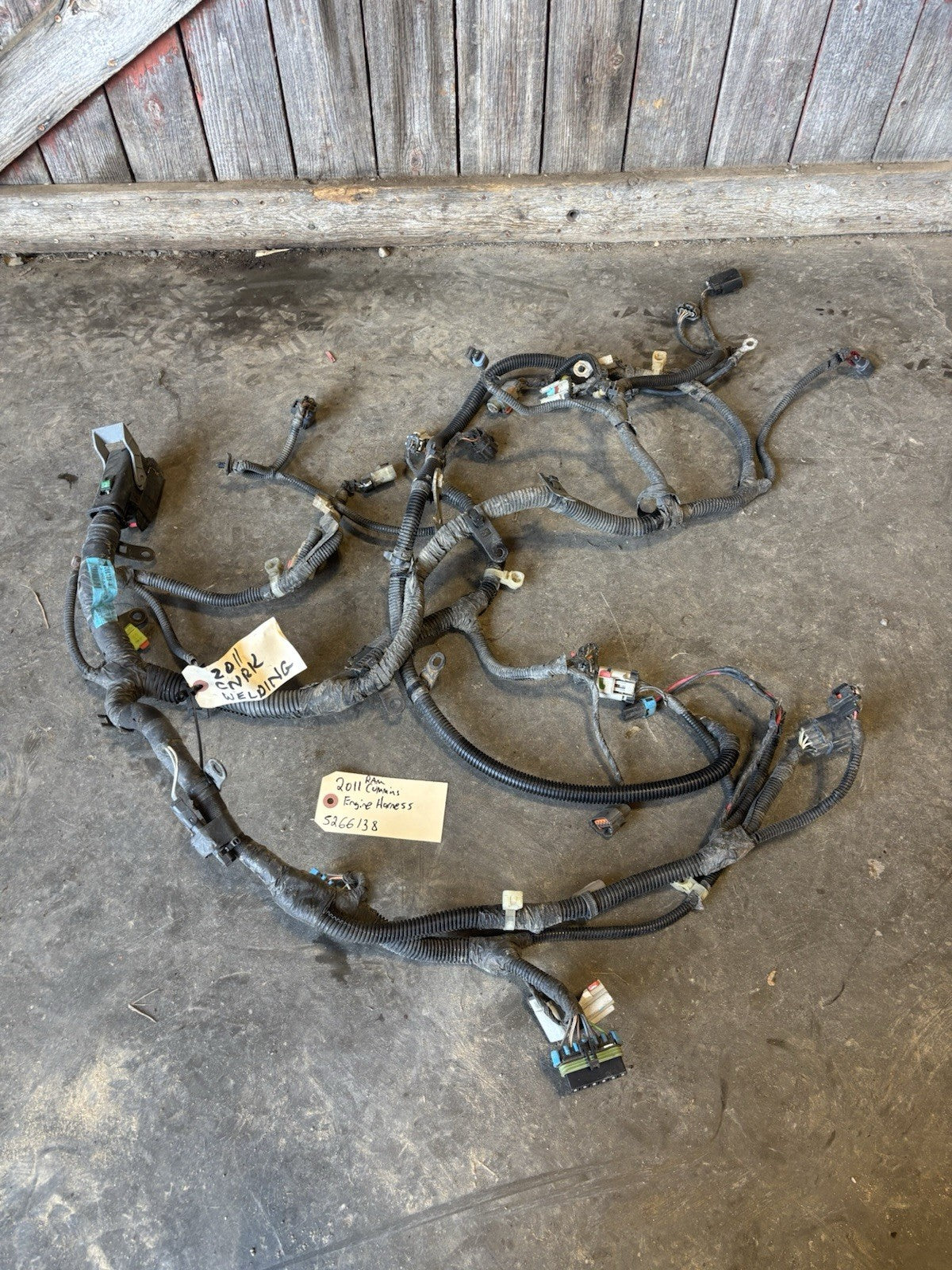 2011 DODGE RAM 6.7L CUMMINS ENGINE WIRING HARNESS 5266138