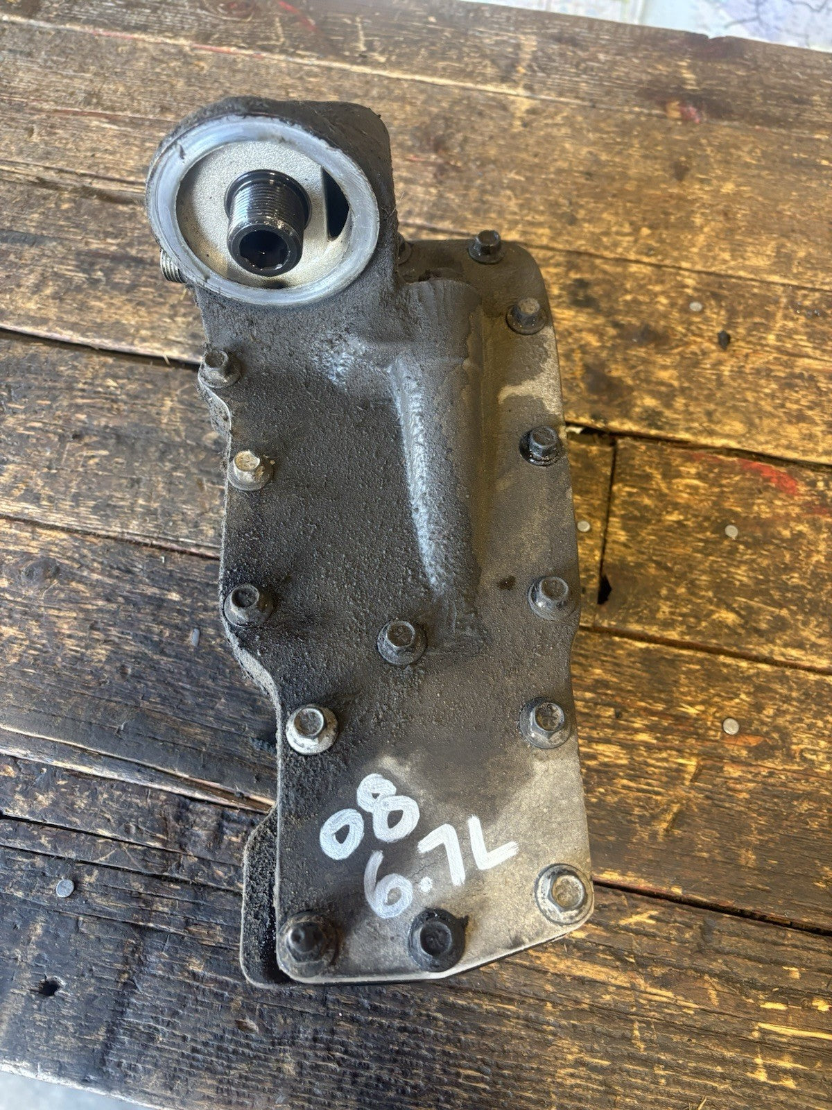 2007 .5 - 2012 DODGE RAM 6.7L OIL FILTER HOUSING + OIL COOLER PN 3970201