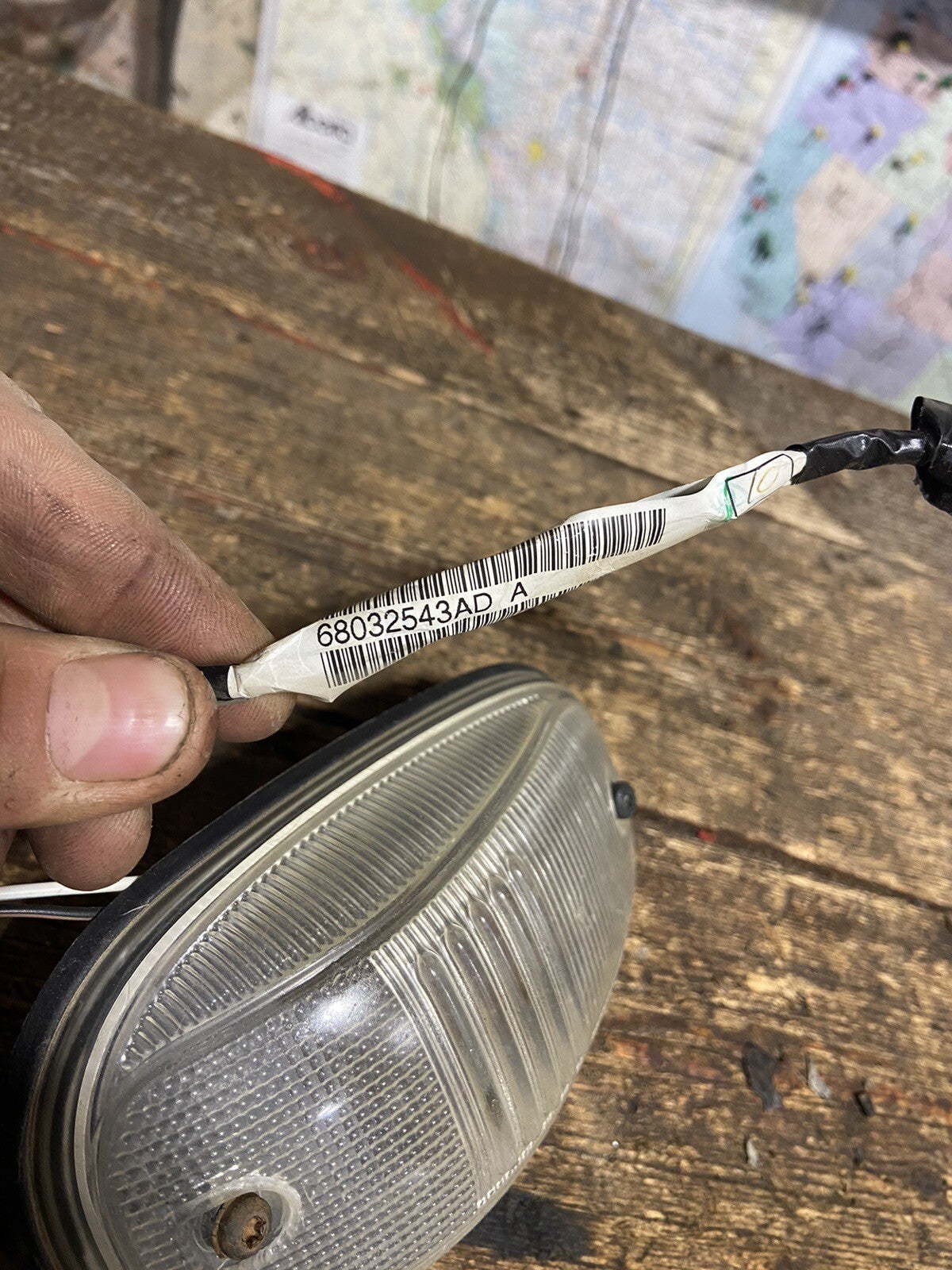 2010 - 2012 DODGE RAM 2500 3500 CAB CLEARANCE LIGHT SET WITH HARNESS 68032543AD