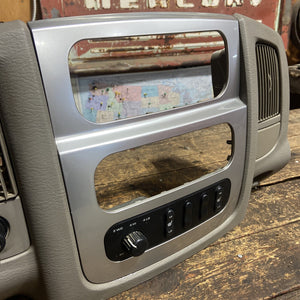 2003 2004 2005 DODGE RAM LARAMIE TAN CONTROL CENTER CONSOLE BEZEL