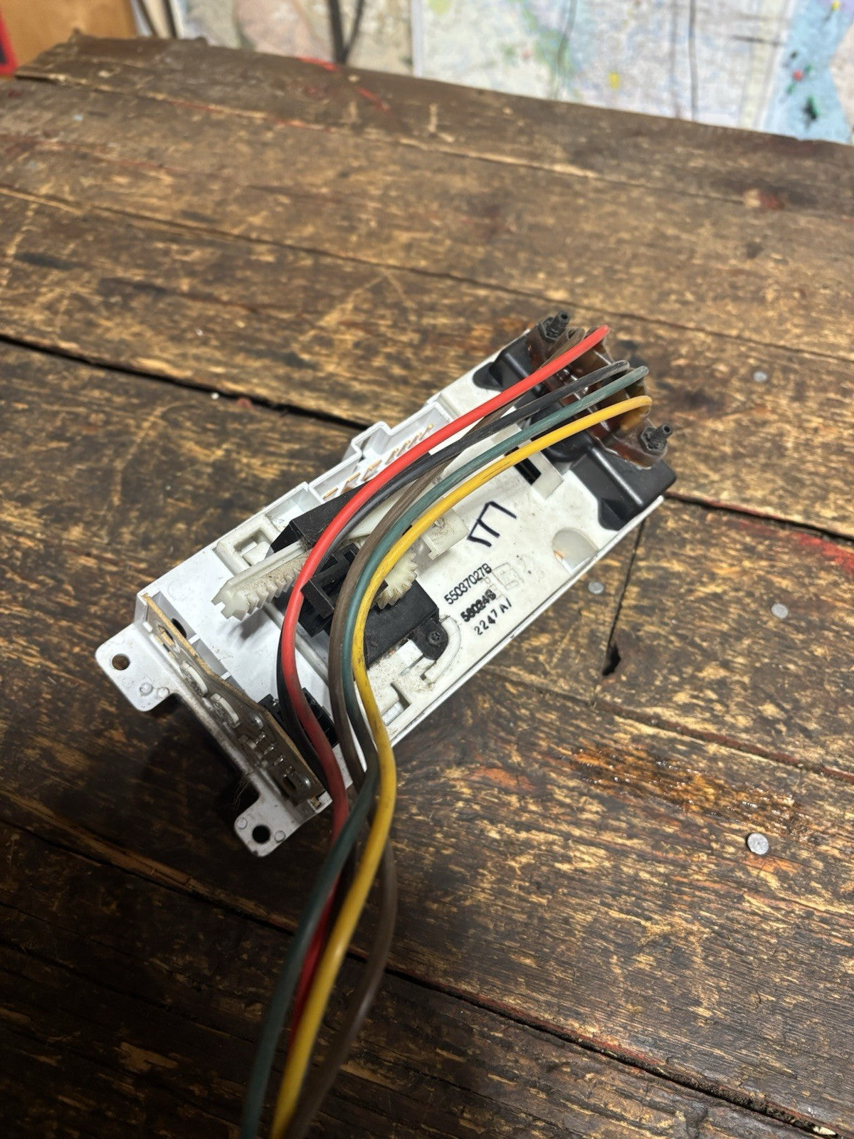 1994-1997 DODGE RAM 2500 3500 DIESEL CLIMATE AC HEATER CONTROL SWITCH 55037027