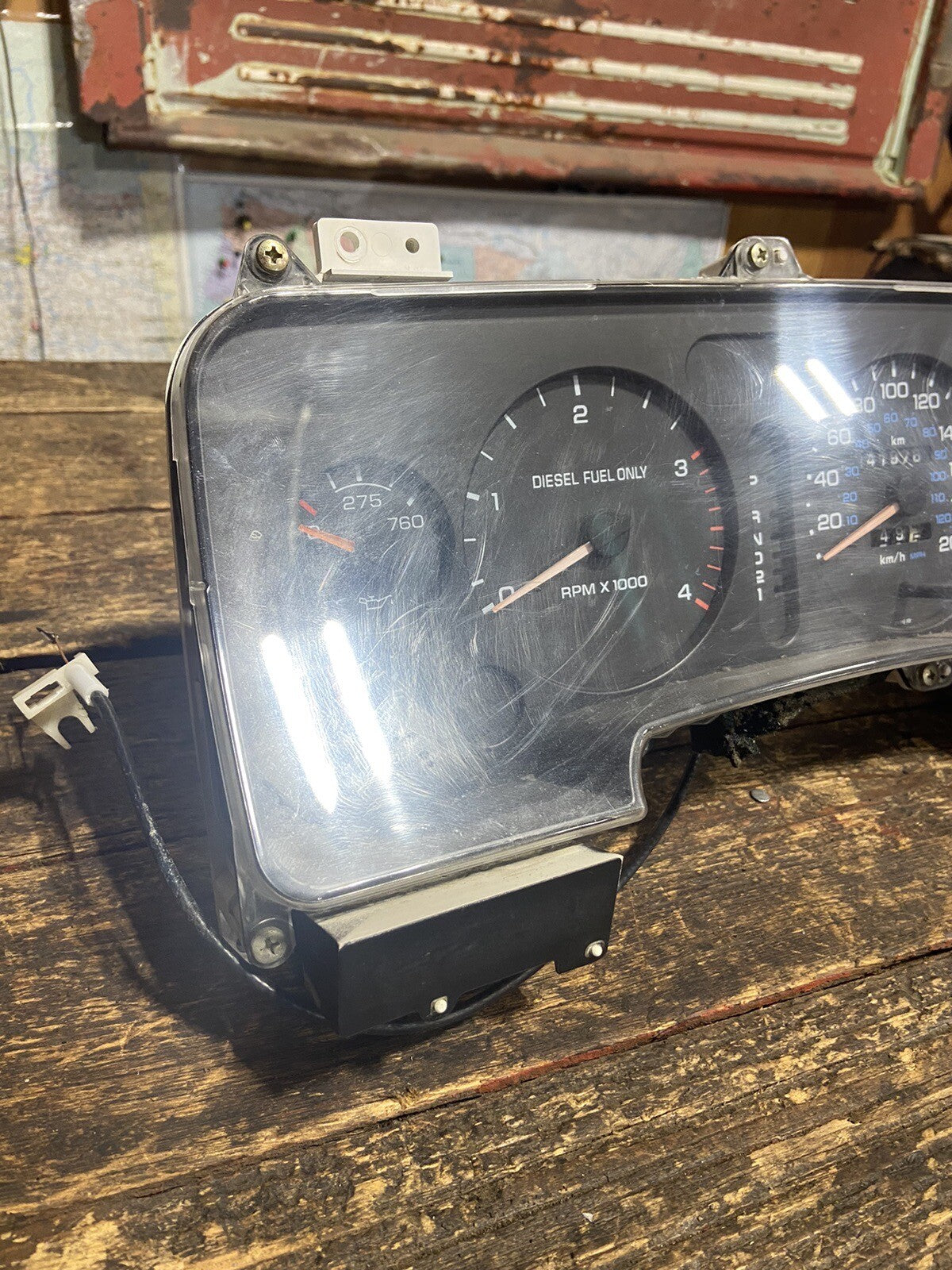 1994 - 1997 DODGE RAM 2500 3500 CUMMINS INSTRUMENT GAUGE CLUSTER 241KMS 56020114