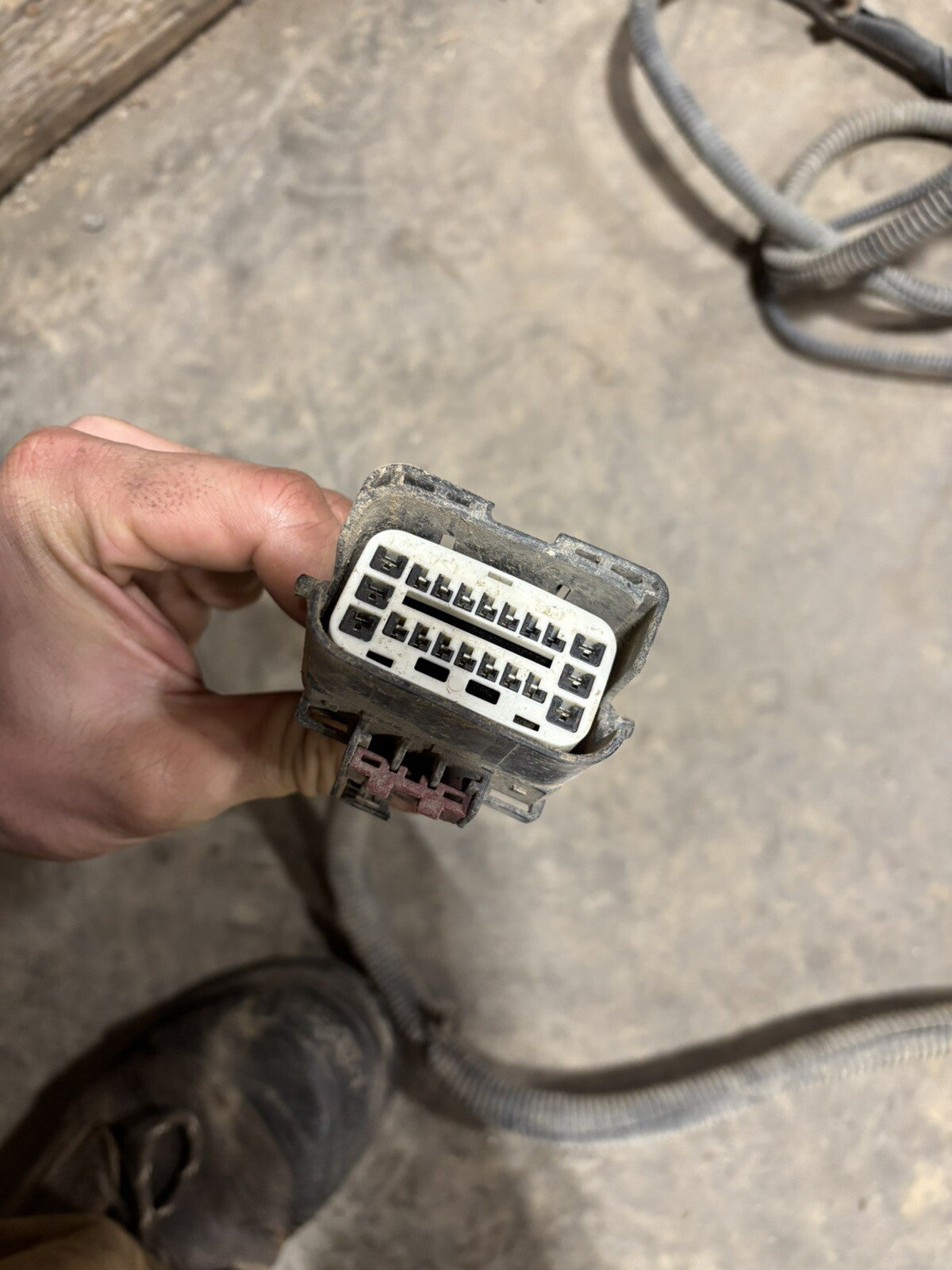 2007 .5 2008 RAM 2500 3500 FRAME CHASSIS WIRING HARNESS 4DOOR LONGBOX 56055267ad