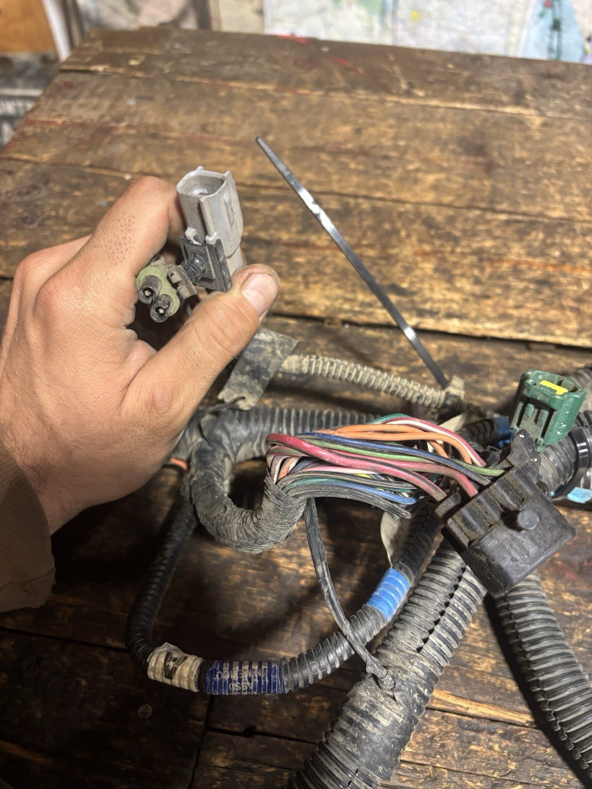 2000 2001 DODGE RAM CUMMINS 5.9 PCM 5/ 6spd TRANSMISSION HARNESS 56045319AD