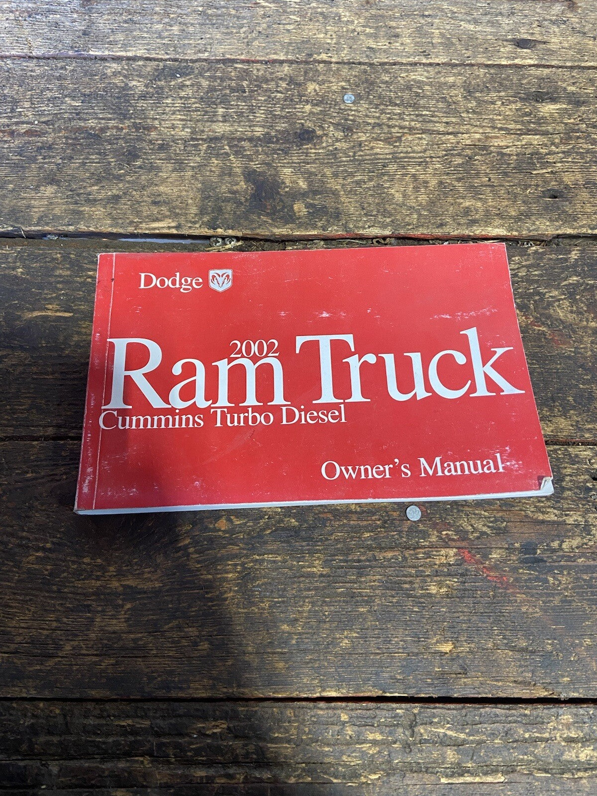 2002 DODGE RAM 2500 3500 CUMMINS DIESEL OWNER OWNERS MANUAL BOOK