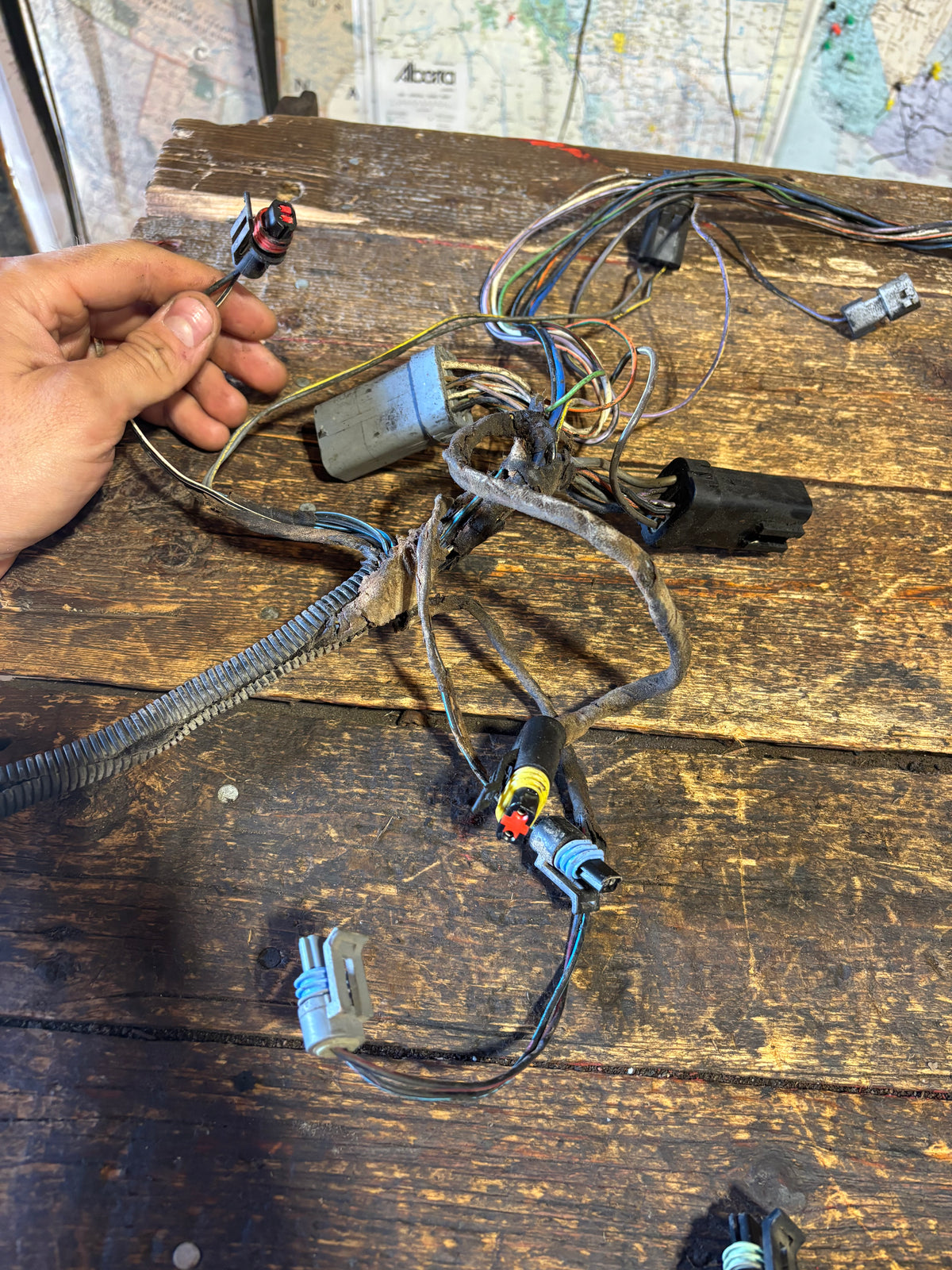 1992 1993 DODGE RAM 250 350 2wd 5.9L CUMMINS ENGINE HARNESS AUTOMATIC 56018164