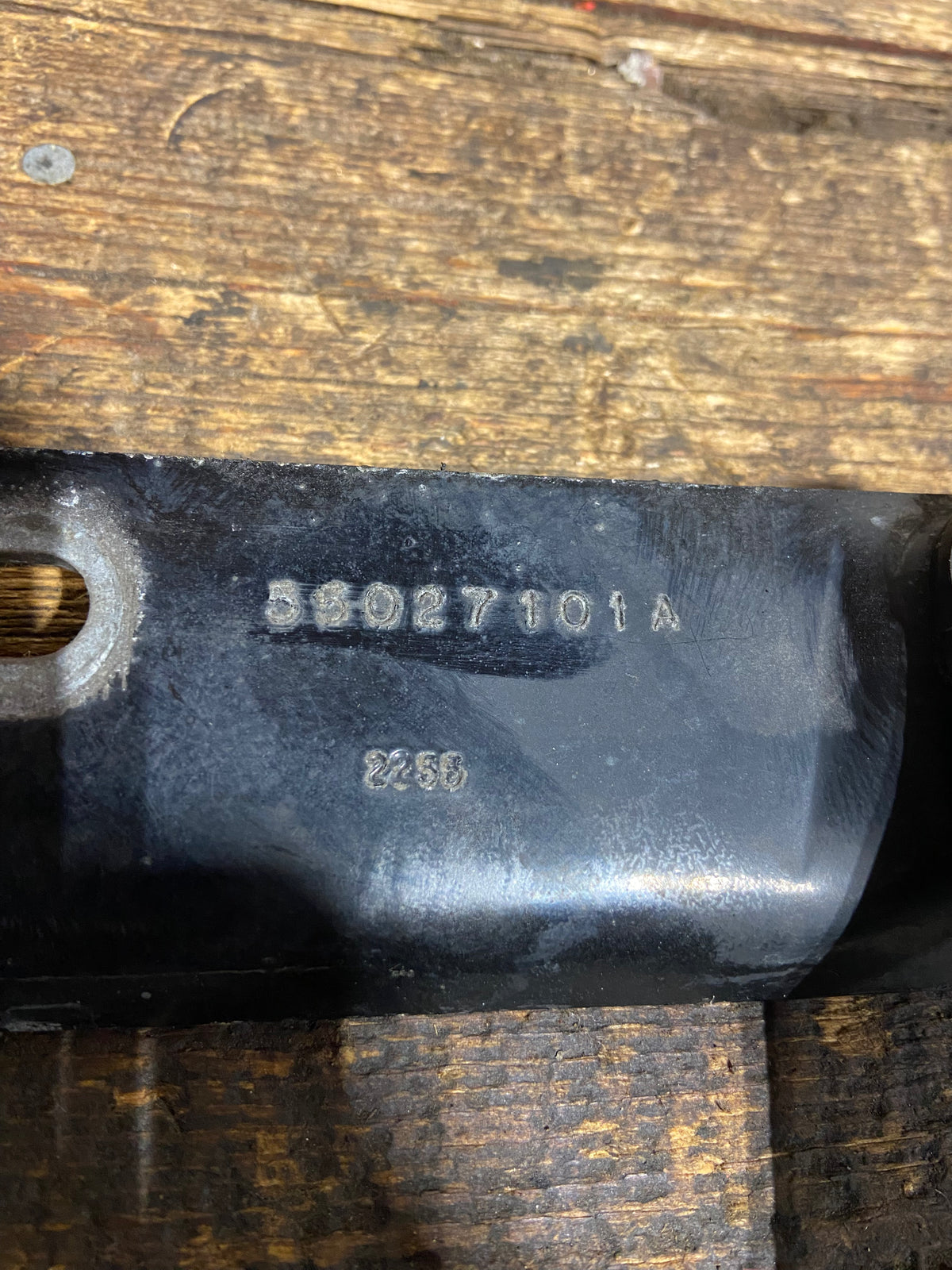 1989-1993 Dodge Ram Black Hood Hinges Set