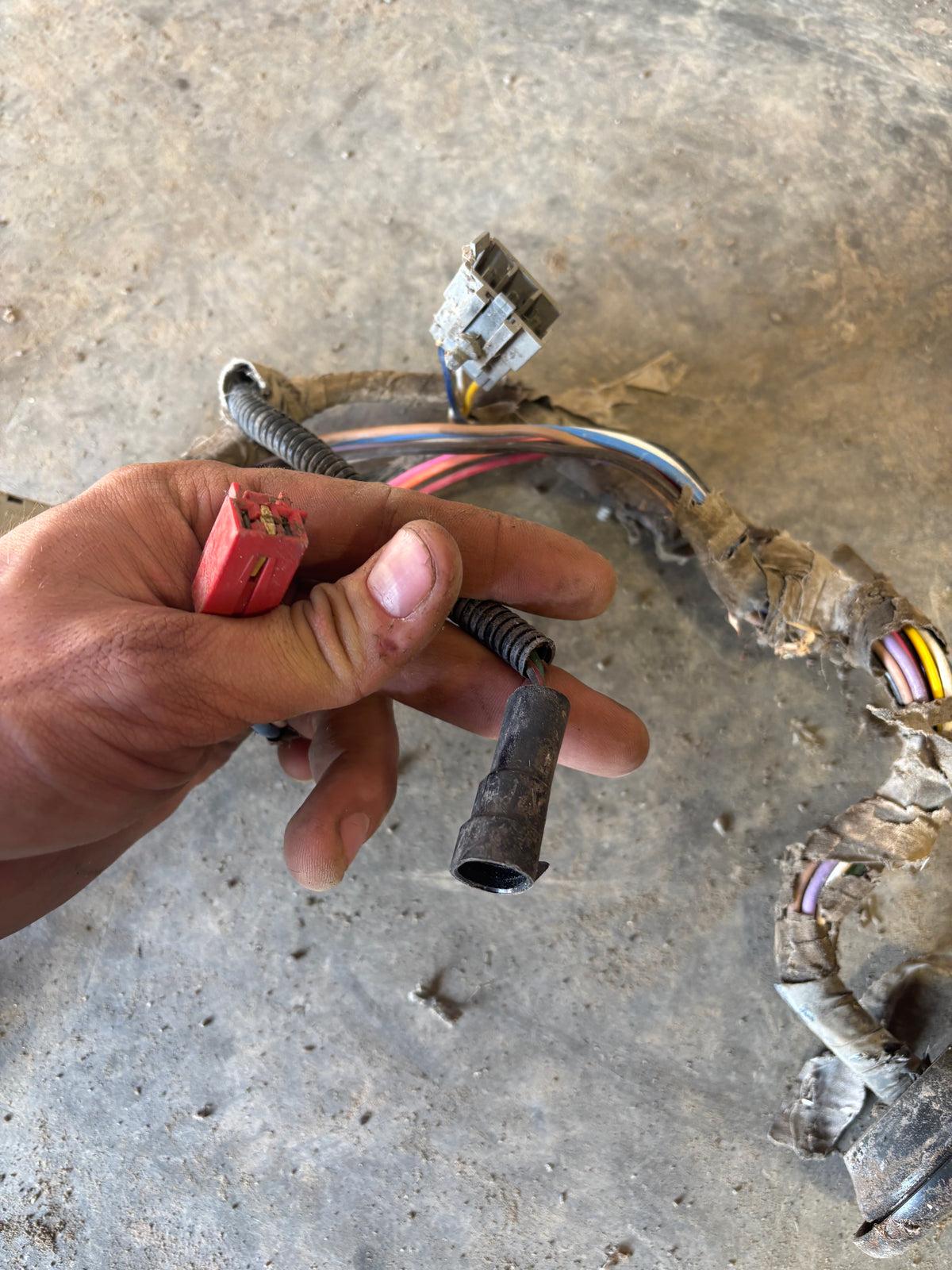 89-93 Dodge Ram LH Driver Door Wiring Harness