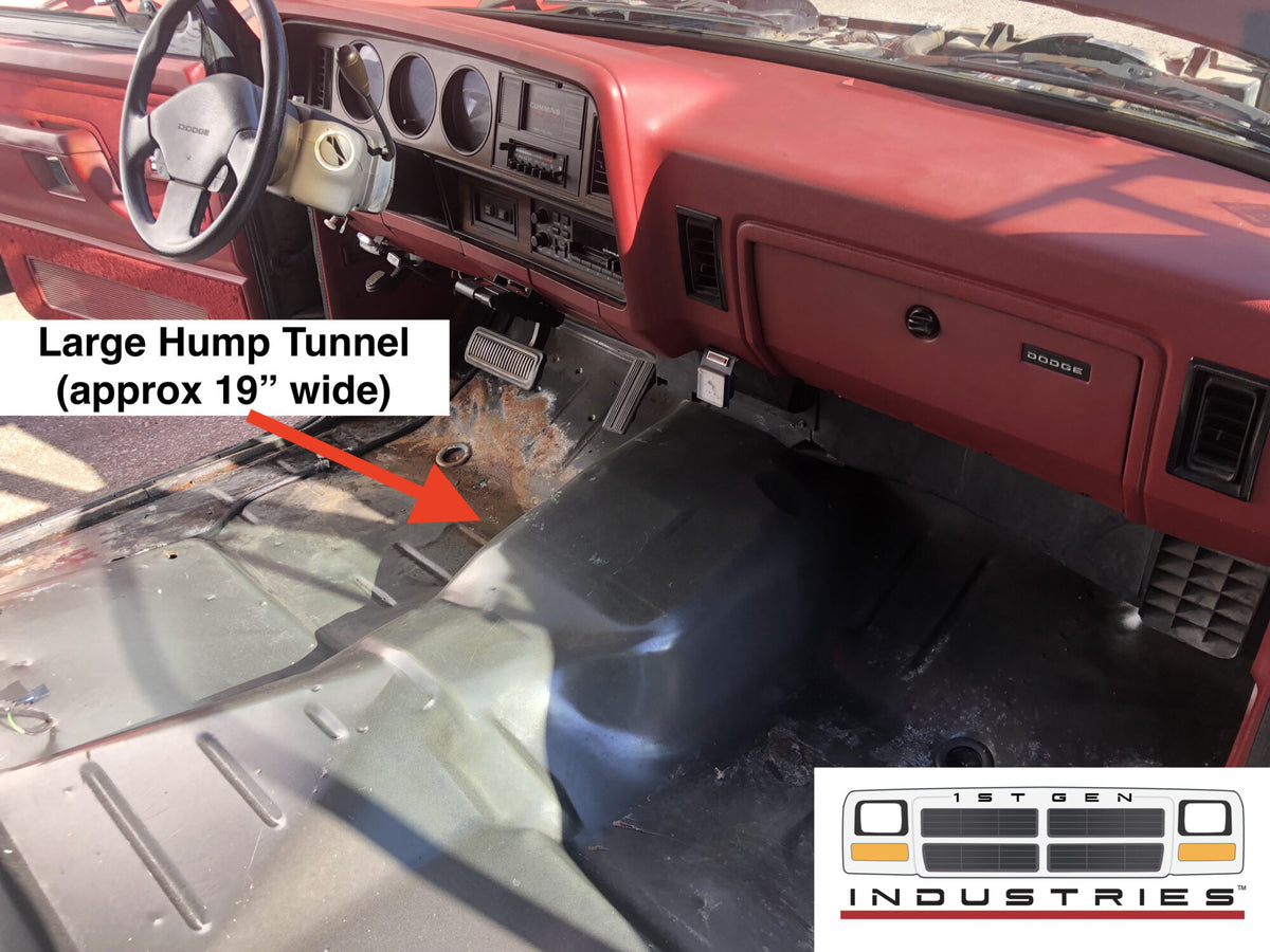 1981-1993 Dodge Ram Regular/Standard Cab Factory Correct Carpet – Big Hump