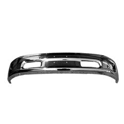 13-24 RAM 1500 CHROME FRONT BUMPER NO SENSOR WITH FOG