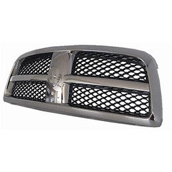 4TH GEN 2009-2012 RAM 1500 CHROME GRILL BLACK INSERT