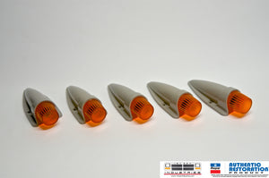 1974-1993 Cab Clearance Lights – Factory Gray Housing with Amber Lens