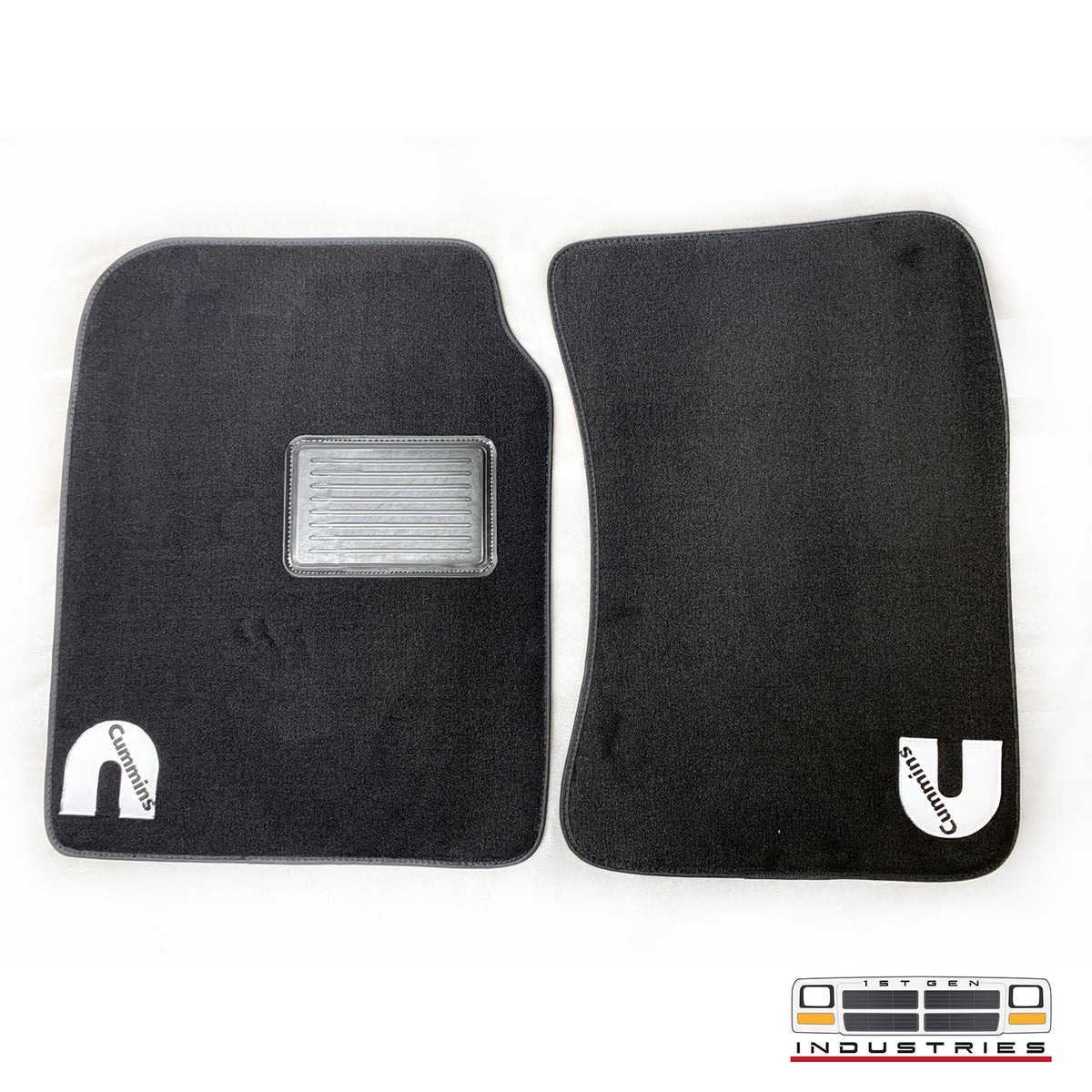 1989-1993 1ST GEN DODGE RAM Cummins Branded Floor Mats – Black