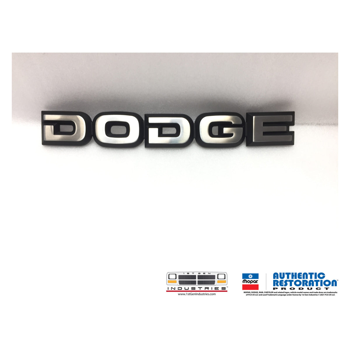 OEM REPRODUCTION 1985-1990 Dodge Truck Hood Emblem