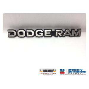 NEW OEM REPRODUCTION 1981-1990 Dodge Ram Tailgate Emblem
