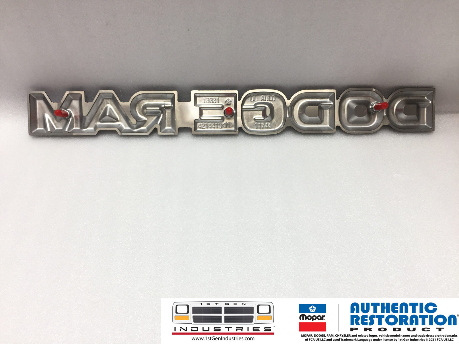 NEW OEM REPRODUCTION 1981-1990 Dodge Ram Tailgate Emblem
