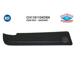94-02 DODGE RAM NEW DRIVER REAR BUMPER PLASTIC TOP PAD