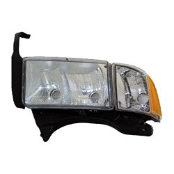 1999 - 2002 DODGE RAM 1500 2500 3500 SPORT DRIVER SIDE HEADLIGHT / TURN SIGNAL