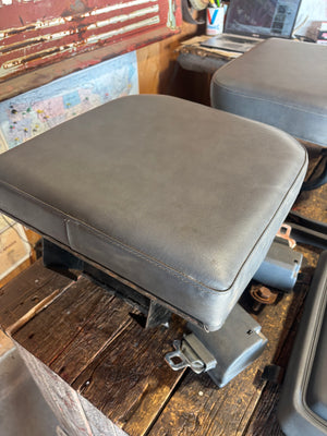 92-93 Dodge Ram Extended Cab Grey Rear Seats & Seat Belt Set