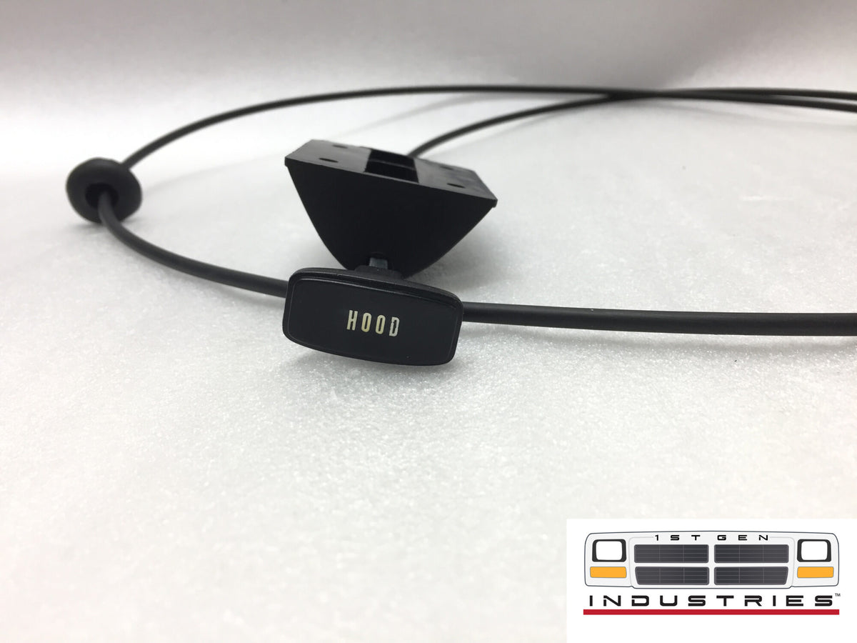 NEW 1981-1993 Dodge Ram and Ramcharger Hood Release Cable