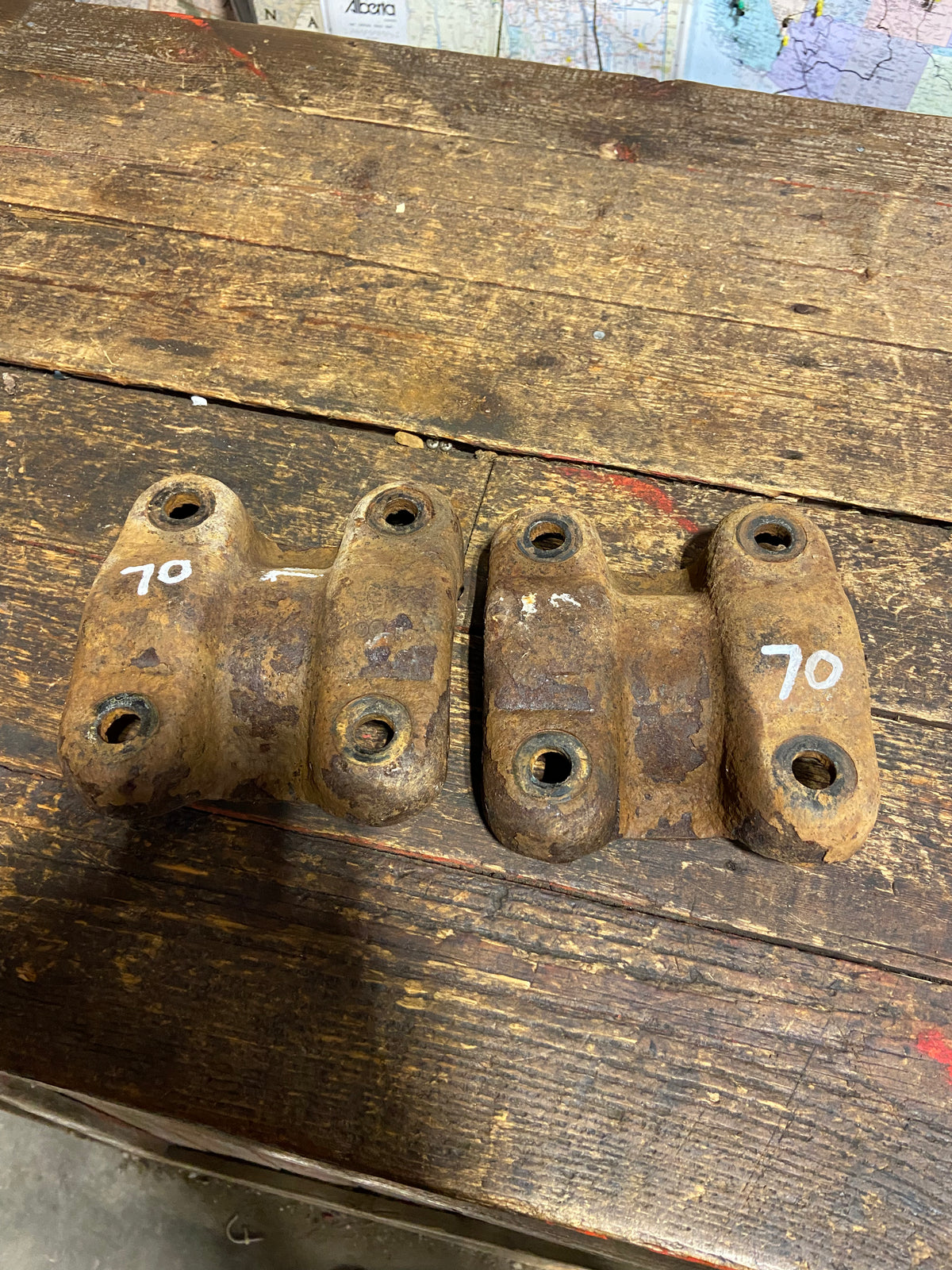 94-&#39;02 Dodge Ram Dana 70 Rear Diff Saddles U Bolt Mounts