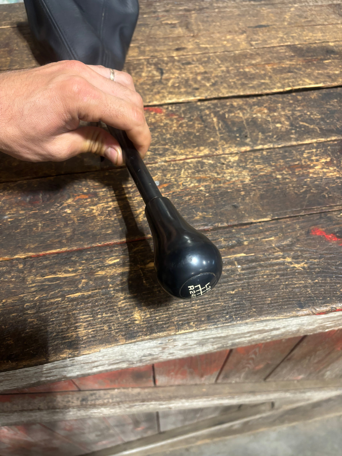 2003 - 2009 DODGE RAM CUMMINS G56 NV5600 6SPD SHIFTER KNOB AND BOOT NICE SHAPE