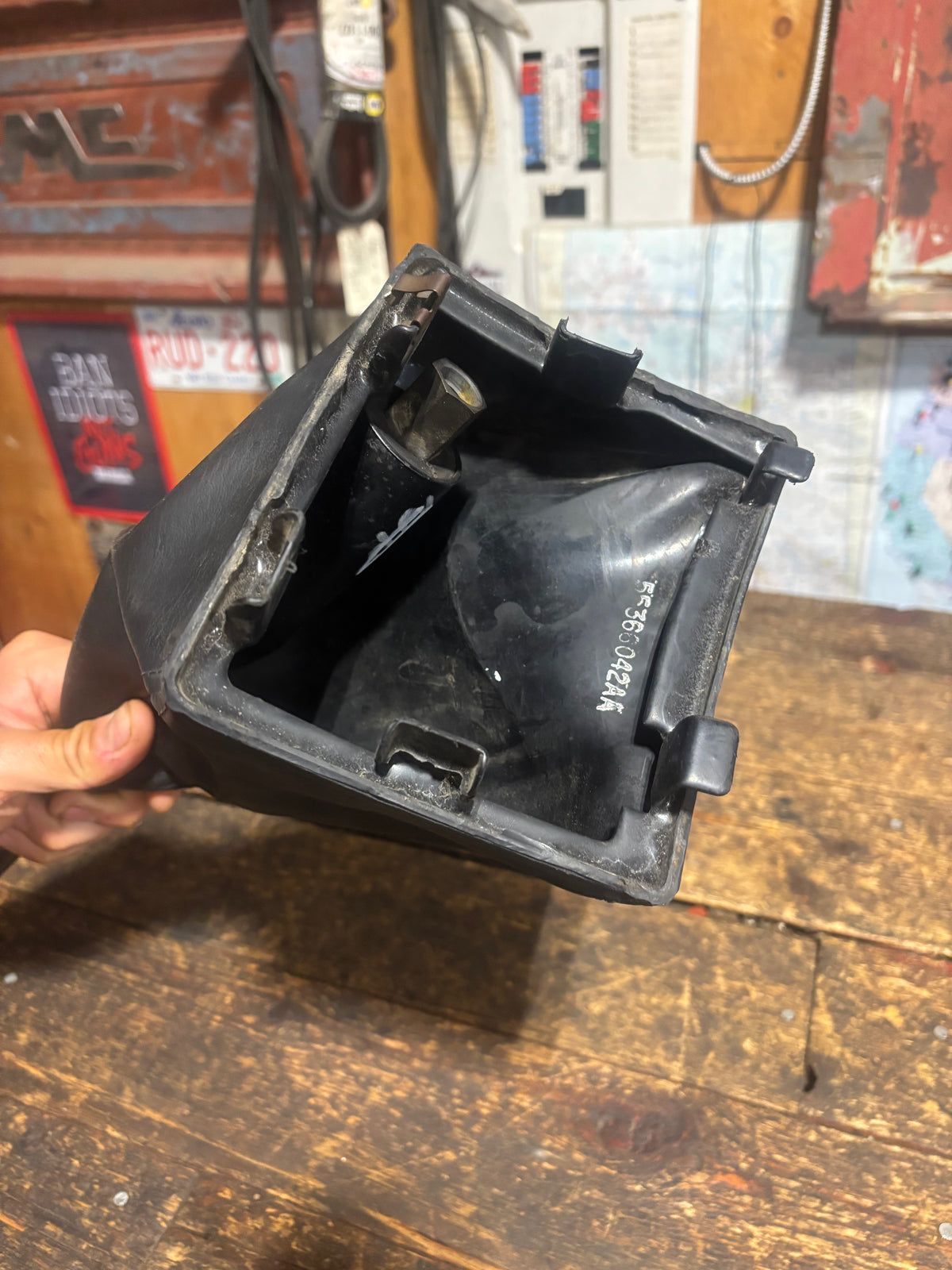 2003 - 2009 DODGE RAM CUMMINS G56 NV5600 6SPD SHIFTER KNOB AND BOOT NICE SHAPE