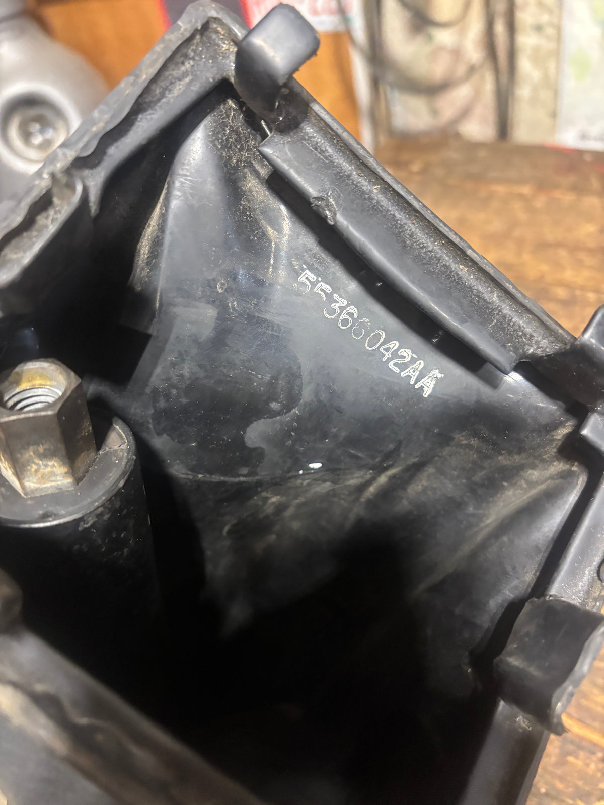 2003 - 2009 DODGE RAM CUMMINS G56 NV5600 6SPD SHIFTER KNOB AND BOOT NICE SHAPE