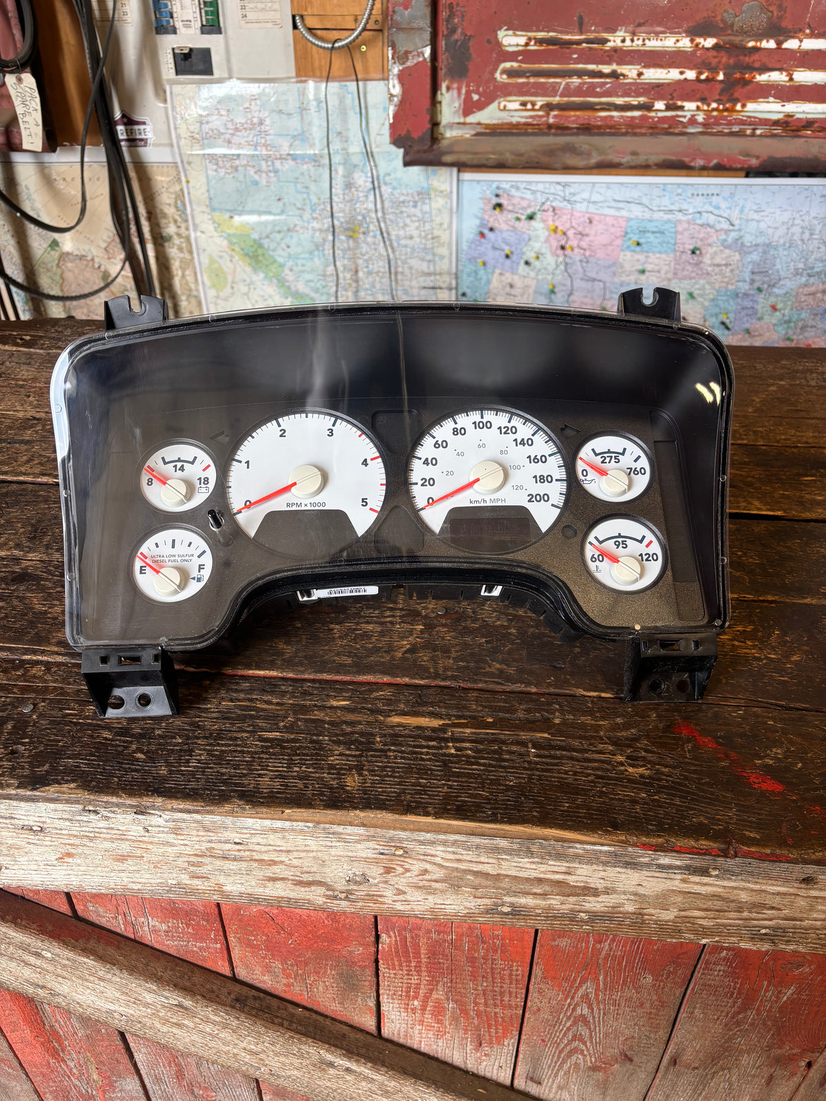 2009 DODGE RAM 2500 3500 6.7L CUMMINS GAUGE CLUSTER 380,000KMS P05172293ag