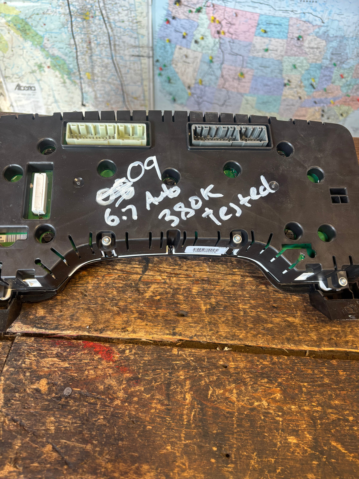 2009 DODGE RAM 2500 3500 6.7L CUMMINS GAUGE CLUSTER 380,000KMS P05172293ag