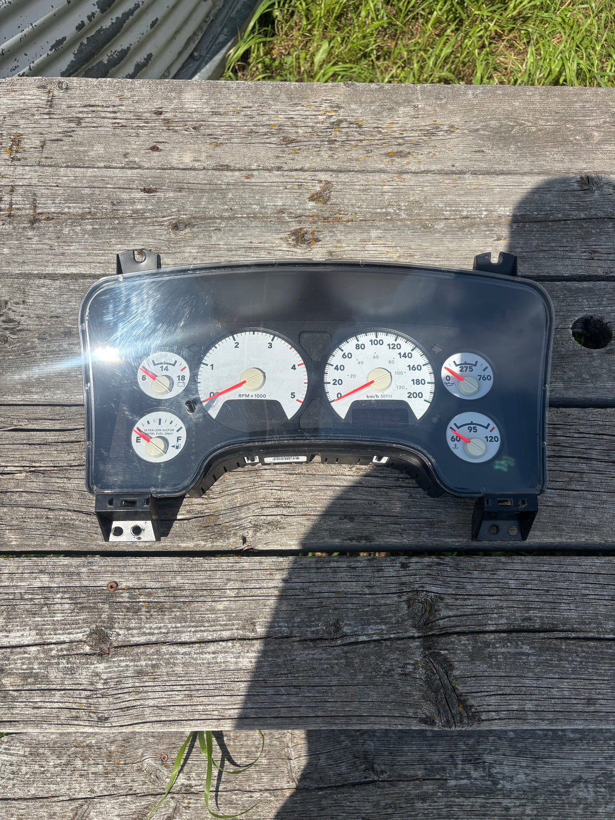 2008 DODGE RAM 2500 3500 6.7L CUMMINS GAUGE CLUSTER 290,000KMS P05172293ae