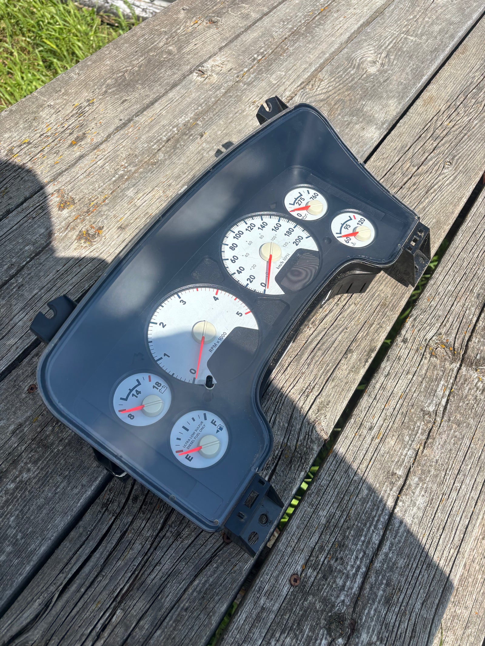 2008 DODGE RAM 2500 3500 6.7L CUMMINS GAUGE CLUSTER 290,000KMS P05172293ae