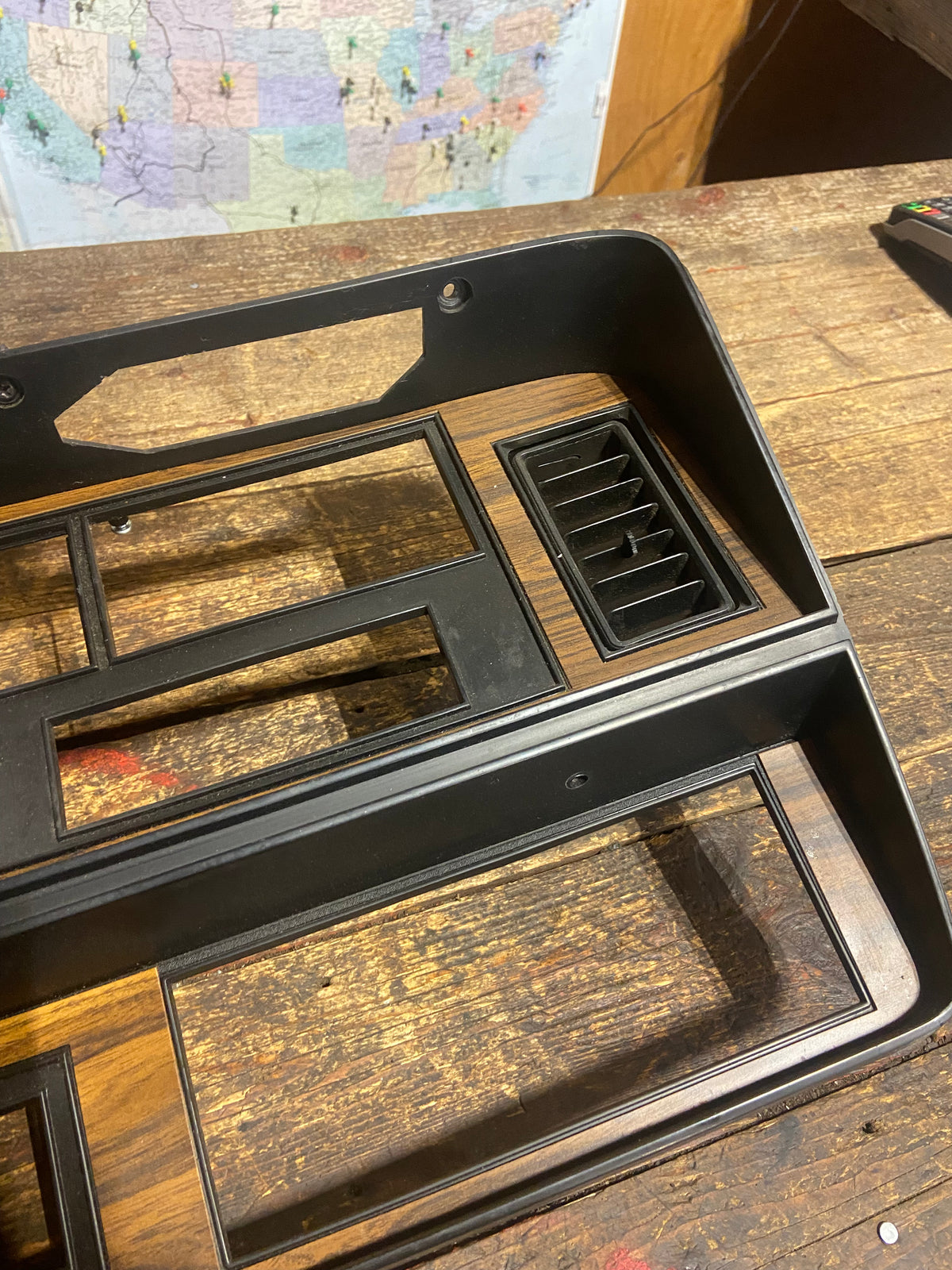 89-&#39;93 Dodge Ram 1st Gen Cummins Woodgrain Dash Bezel