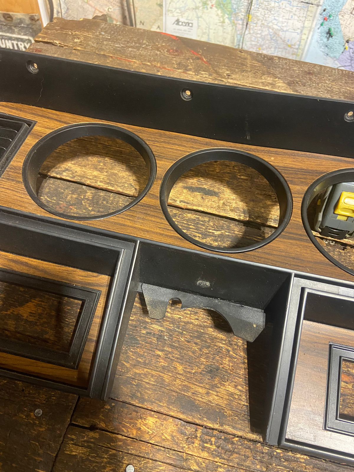 89-&#39;93 Dodge Ram 1st Gen Cummins Woodgrain Dash Bezel