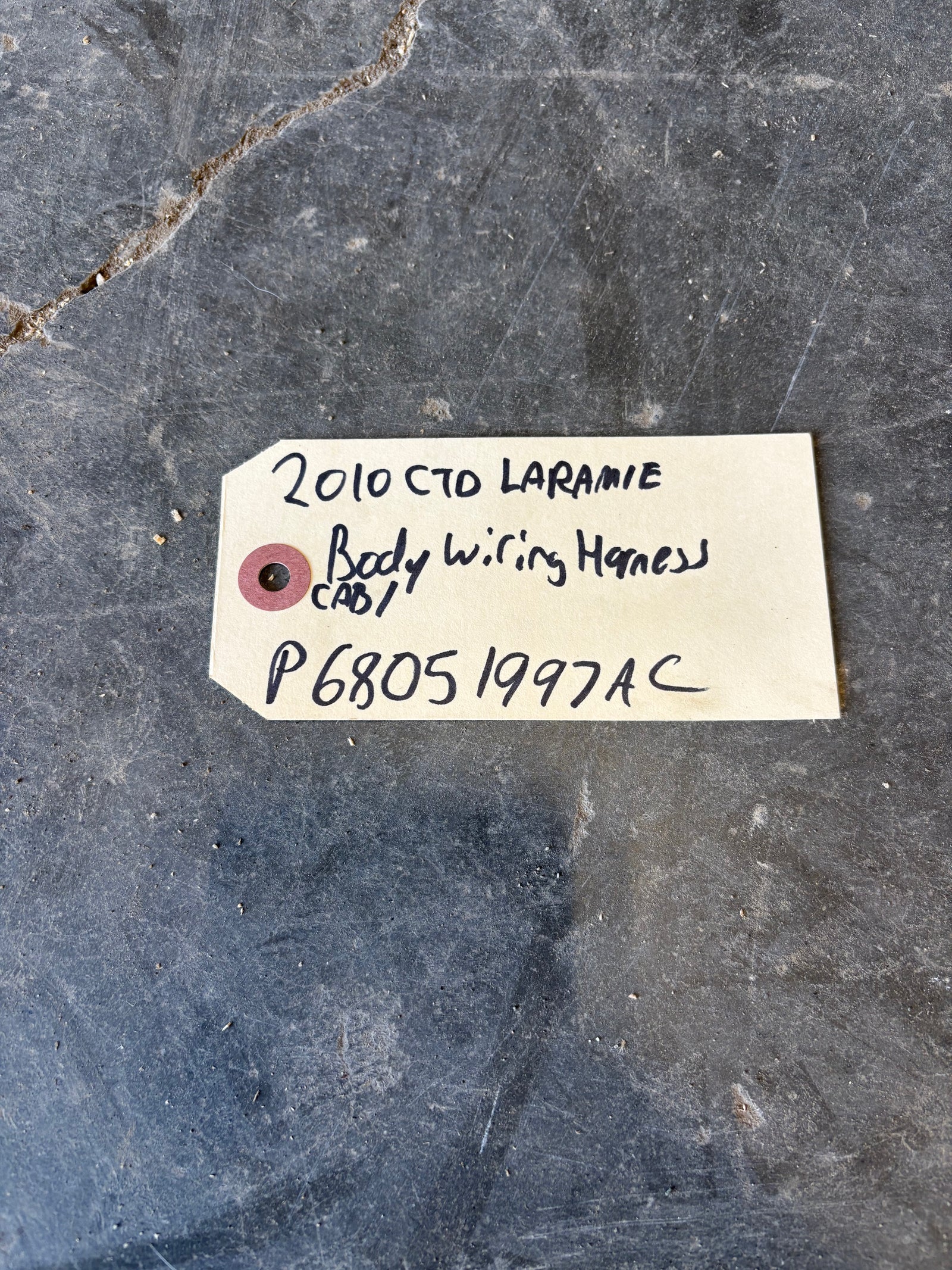 2010 DODGE RAM 2500 3500 CUMMINS COMPLETE CAB BODY WIRING HARNESS 68051997ac