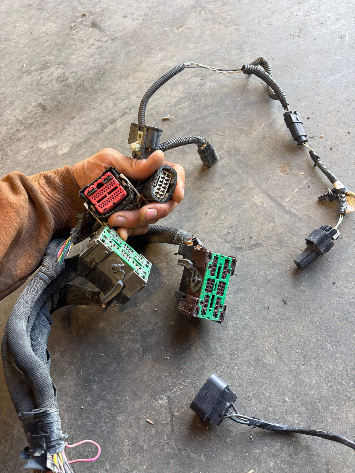 2010 DODGE RAM 2500 3500 CUMMINS COMPLETE CAB BODY WIRING HARNESS 68051997ac