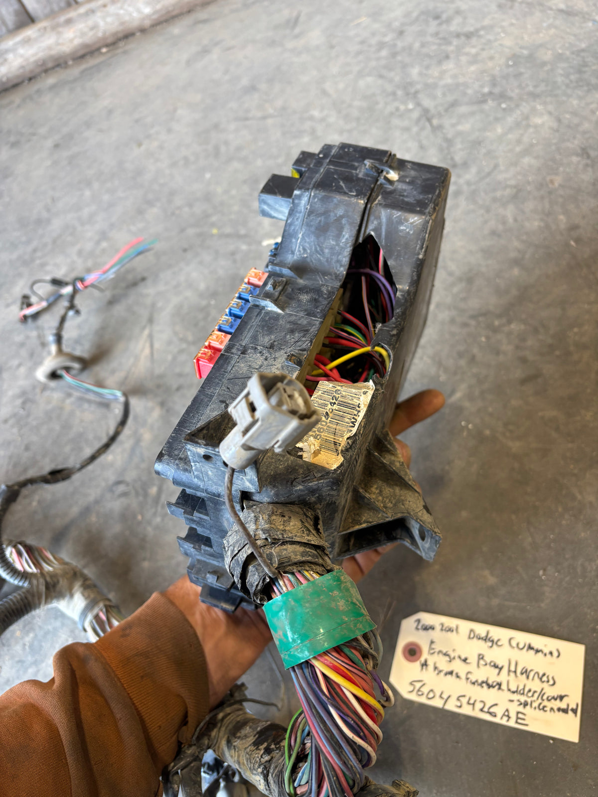 00 01 Dodge Ram Cummins Engine Bay Wiring Harness