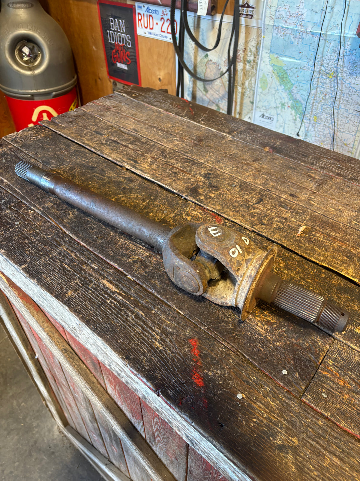 99-02 Dodge Ram Driver Drivers Side Front Axle With Stub Shaft